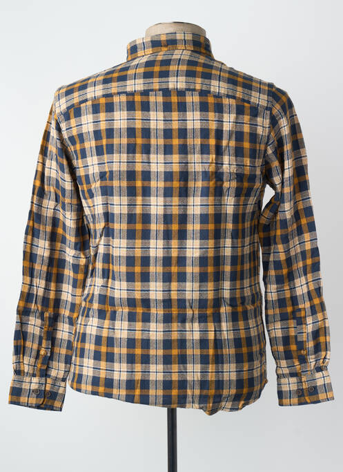 Chemise manches longues marron JACK & JONES homme
