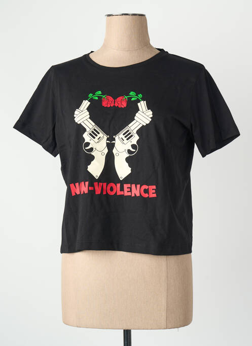 T-shirt noir CEMI femme
