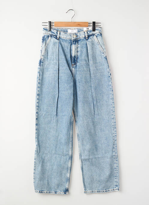Jeans coupe droite bleu MANGO femme