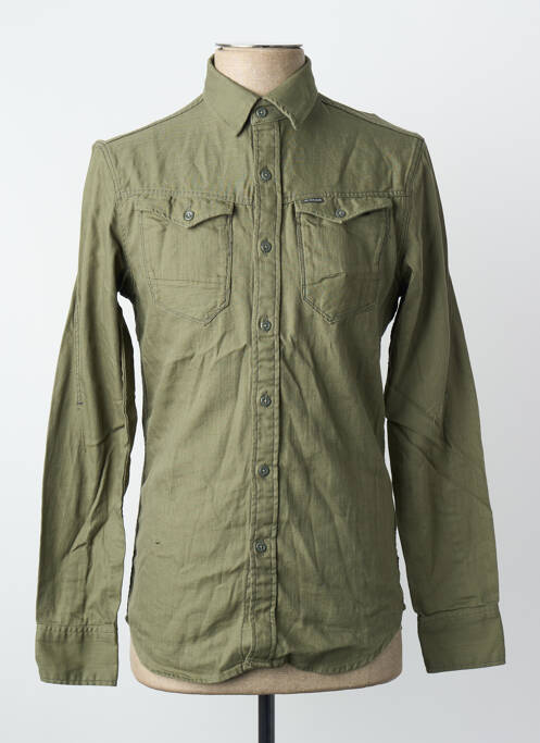 Chemise manches longues vert G STAR homme