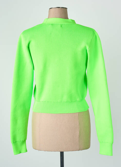 Gilet manches longues vert YUGEN femme
