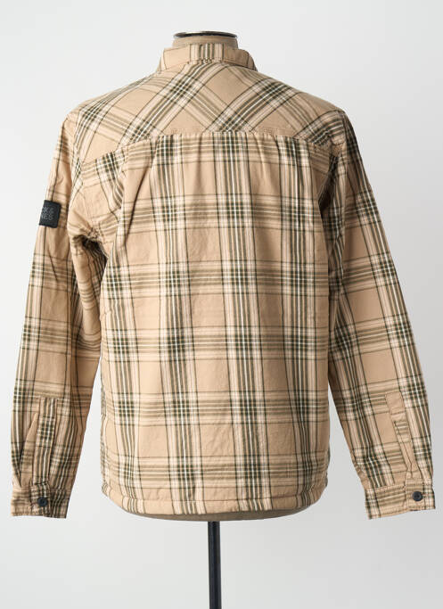 Veste casual col chemisier beige JACK & JONES homme