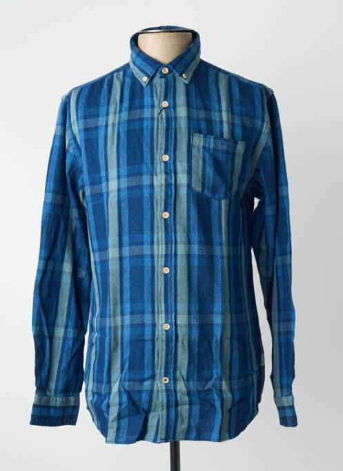 Chemise manches longues bleu JACK & JONES homme