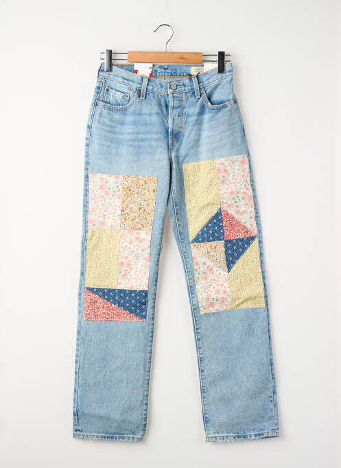 Jeans coupe droite bleu LEVIS femme