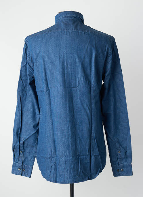 Chemise manches longues bleu CALVIN KLEIN homme