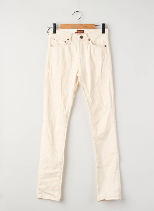 Jeans coupe slim blanc JACK & JONES homme