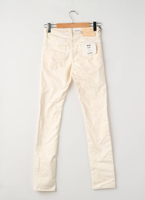 Jeans coupe slim blanc JACK & JONES homme