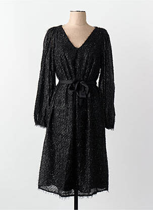 Robe courte col v noir VILA femme