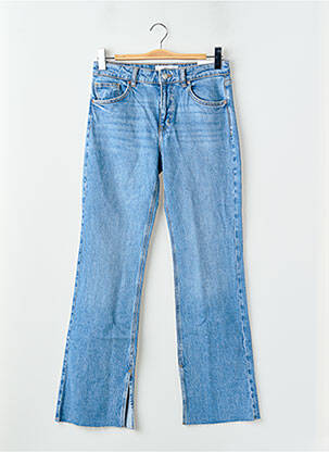 Jeans coupe droite bleu MANGO femme