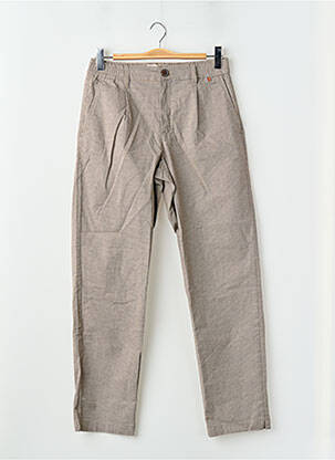 Pantalon droit beige LE FABULEUX MARCEL DE BRUXELLES homme