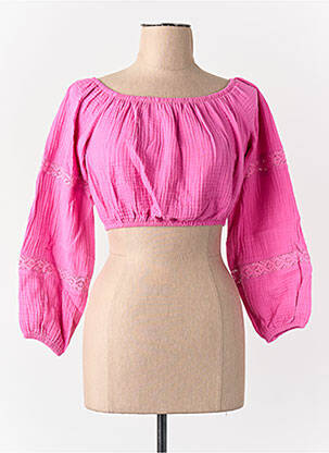 Top sans manche sans manche rose ONLY femme