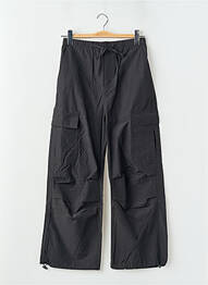 Pantalon cargo noir MANGO femme
