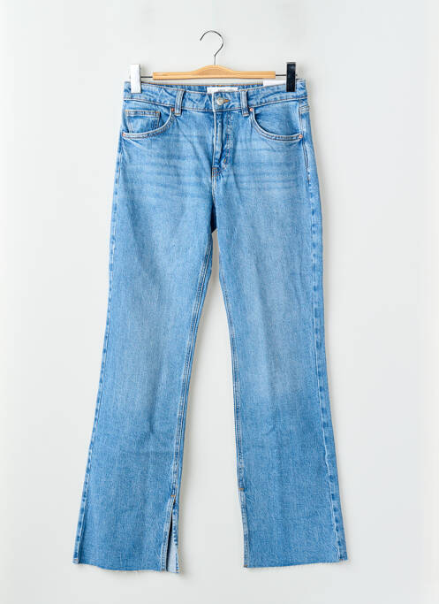 Jeans coupe droite bleu MANGO femme