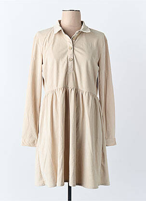 Robe courte marron JACQUELINE DE YONG femme