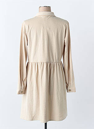 Robe courte marron JACQUELINE DE YONG femme
