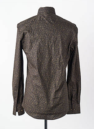 Chemise manches longues marron BRUCE & BUTLER  homme