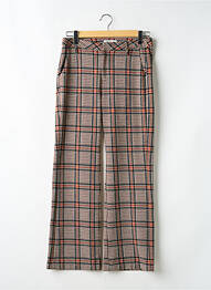 Pantalon large marron SUMMUM femme