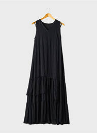 Robe longue noir TWINSET femme