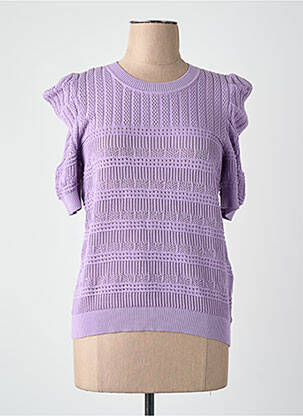 Pull violet MORGAN femme