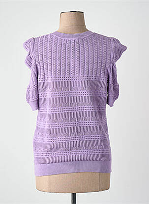 Pull violet MORGAN femme