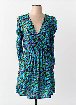 Robe mi-longue vert MORGAN femme
