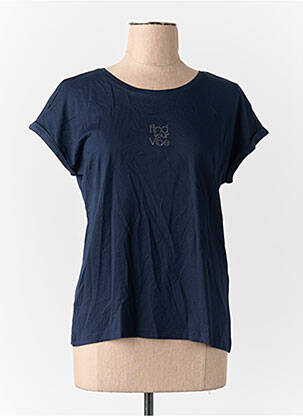 T-shirt bleu STREET ONE femme