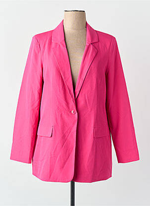 Blazer col tailleur rose VERO MODA femme
