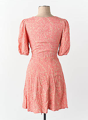 Robe courte col v rose VERO MODA femme