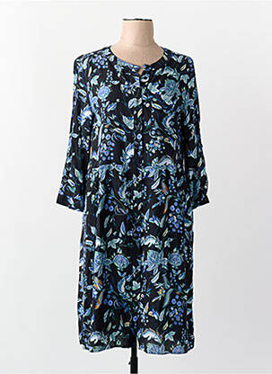 Robe mi-longue bleu STREET ONE femme