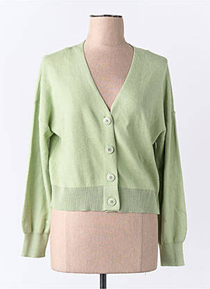 Gilet manches longues vert VERO MODA femme