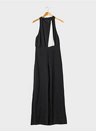 Combi-pantalon noir MANGO femme