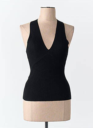 Pull noir MANGO femme