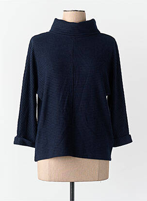 Pull col roulé bleu STREET ONE femme