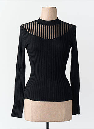 Pull noir MORGAN femme