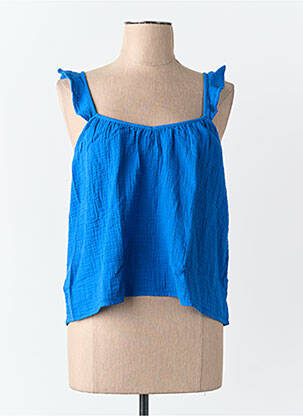 Blouse bleu MANGO femme