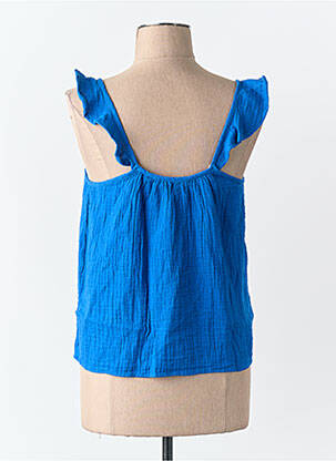 Blouse bleu MANGO femme