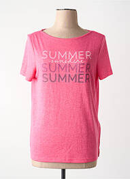 T-shirt rose STREET ONE femme