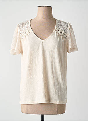 T-shirt beige GARCIA femme