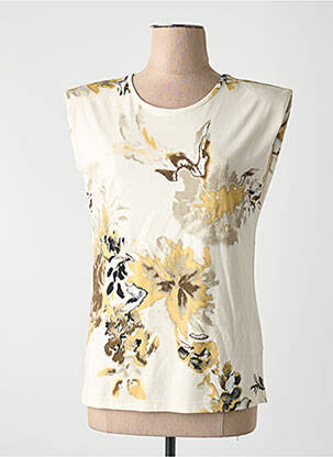 Top beige NÜ femme