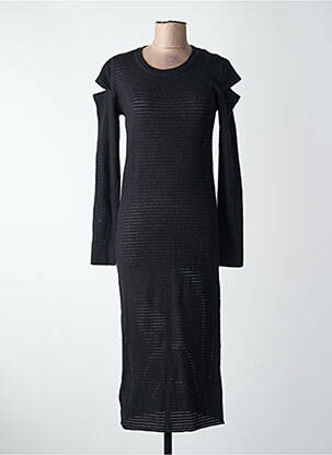 Robe longue noir NÜ femme