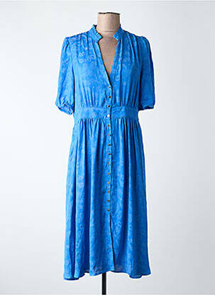 Robe courte bleu MORGAN femme