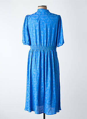Robe courte bleu MORGAN femme