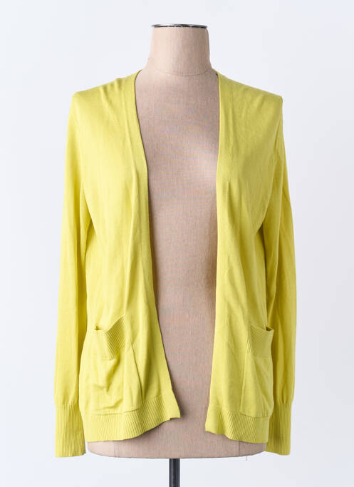 Gilet manches longues jaune S.OLIVER femme