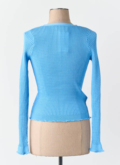 Gilet manches longues bleu MANGO femme