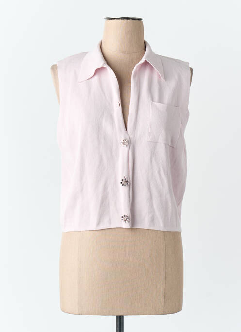 Débardeur violet MANGO femme