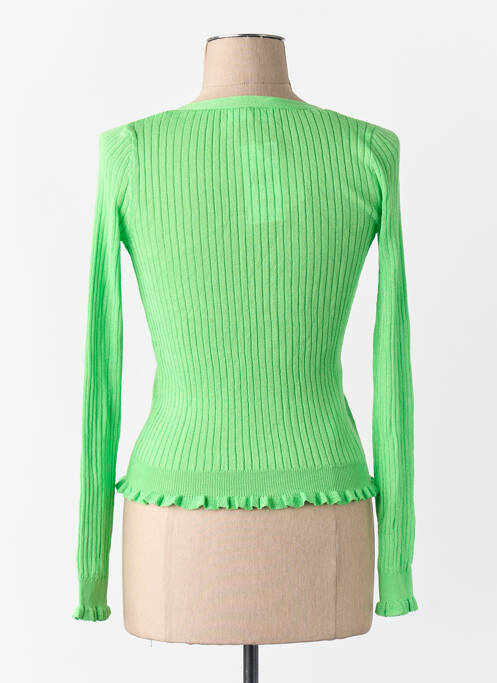 Gilet manches longues vert MANGO femme