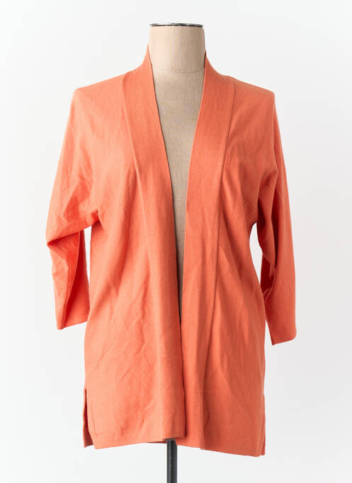 Gilet manches longues orange S.OLIVER femme