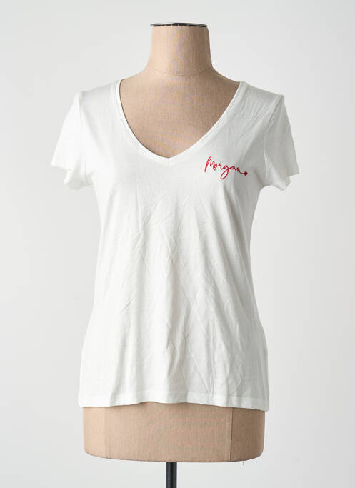 T-shirt blanc MORGAN femme