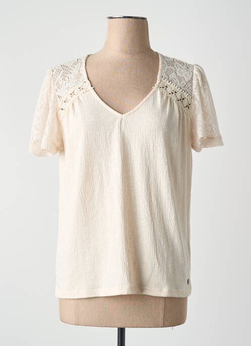 T-shirt beige GARCIA femme