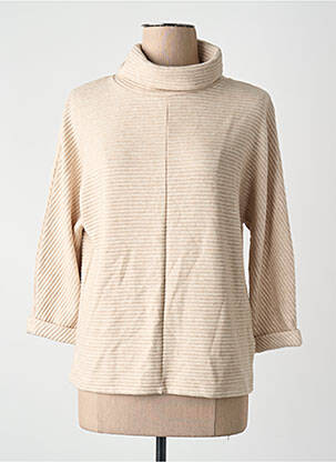 Pull col roulé beige STREET ONE femme